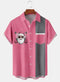 Men's Christmas Funny Graphic Short Sleeve Hawaiian Shirt